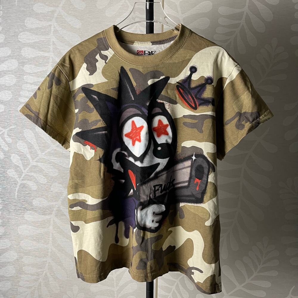 Camo Glock Graphic Cropped Baby Tee